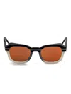 Thom Browne Square-frame Sunglasses In Black