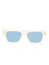 Thom Browne Square-frame Sunglasses In Blue