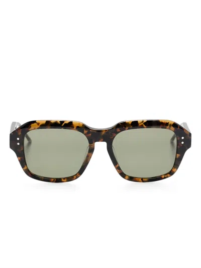 Thom Browne Sonnenbrille Mit Eckigem Gestell In Multi