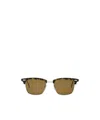 Thom Browne Square Frame Sunglasses In Green