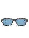 Thom Browne Square-frame Sunglasses In Grey