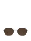 Thom Browne Square-frame Sunglasses In Silver