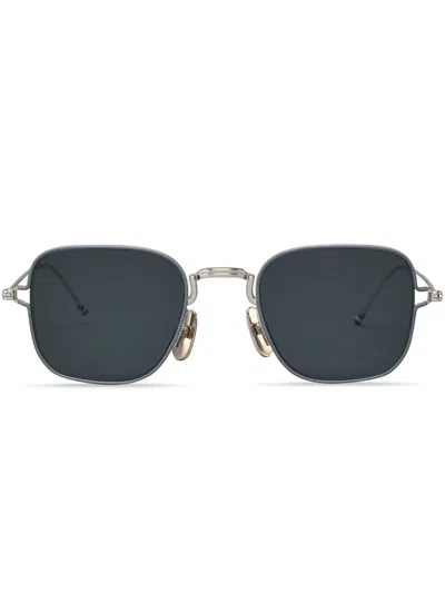 Thom Browne Square-frame Sunglasses In Silver