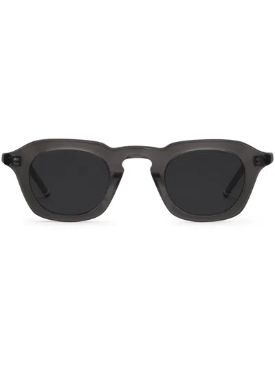Thom Browne Square-frame Tinted Sunglasses In 灰色