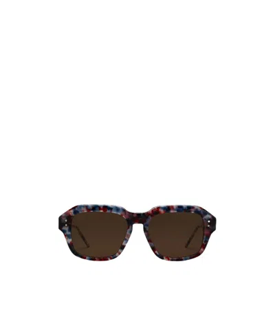 Thom Browne Square Sunglasses In Green