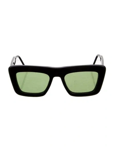 Pre-owned Thom Browne Square Tinted Sunglasses In Black
