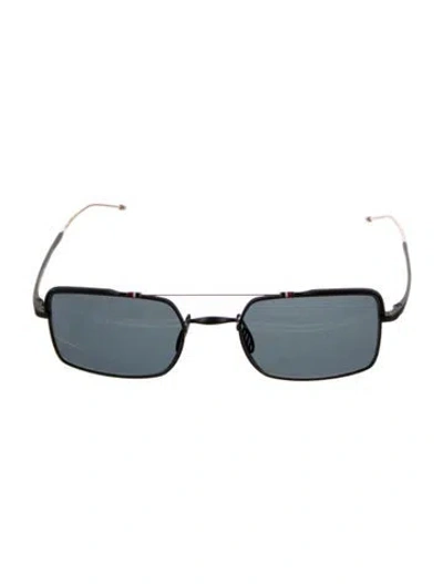 Pre-owned Thom Browne Square Tinted Sunglasses In Black
