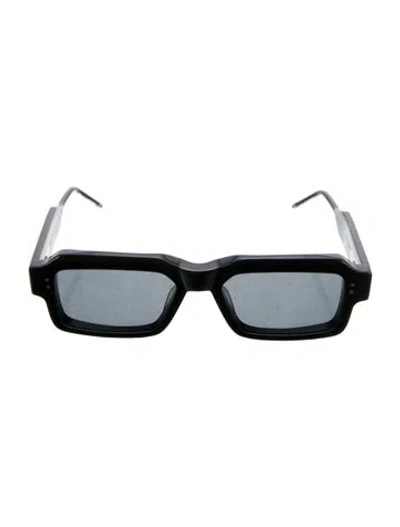 Pre-owned Thom Browne Square Tinted Sunglasses In Black