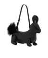 Thom Browne Squirrel-motif Zipped Shoulder Bag In Black