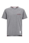 Thom Browne Ss Pocket Tee In Medium Weight Jersey Cotton In White
