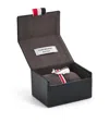 Thom Browne Sterling Silver Whale Tie Bar In Silver