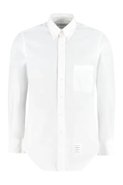 Thom Browne Straight Cut White Cotton Shirt.