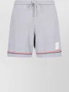 Thom Browne Straight Drawstring Elastic Striped Shorts