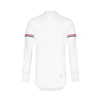 Pre-owned Thom Browne Straight Fit Bd Long-sleeve Shirt 'white' | Men's Size 4