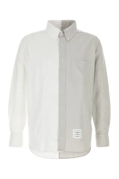 THOM BROWNE STRAIGHT FIT BD L/S SHIRT SPLI-3 ND THOM BROWNE MALE