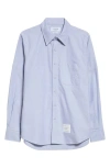 Thom Browne 'oxford Signature Striped Shirt In In Light Blue