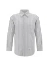 Thom Browne Straight Fit Shirt In University Stripe Oxford In 996