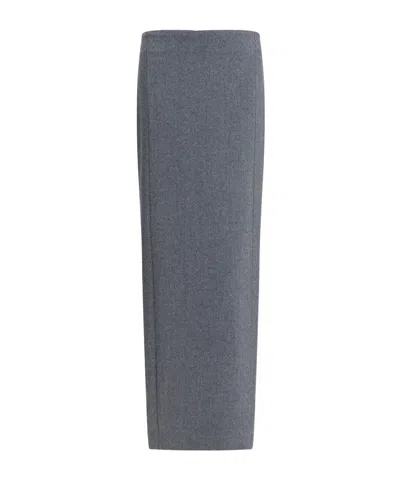 THOM BROWNE STRAIGHT HEM SKIRT