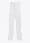 Thom Browne Straight-leg Chino Pants In White