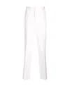 Shop Thom Browne Straight-leg Cotton Tousers In White