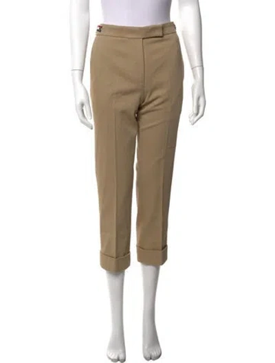Pre-owned Thom Browne Straight Leg Pants W/ Tags In Neutrals