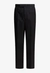 Thom Browne Straight-leg Trousers In Wool-mohair Blend