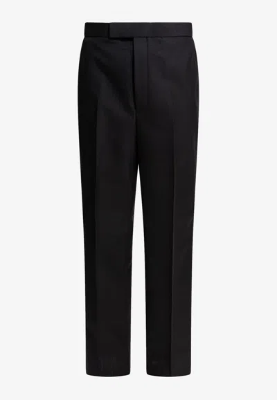 THOM BROWNE STRAIGHT-LEG TAILORED PANTS