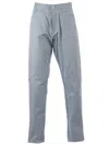 Thom Browne Straight Leg Trouser In Gray