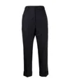 Thom Browne Straight-leg Trousers In Black
