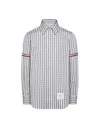 Thom Browne Straight Shirt In Gray
