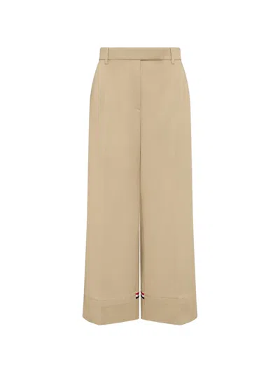 Thom Browne Stripe Chino Pants In Neutral