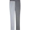 Thom Browne Stripe Colorblock Linen & Cotton Backstrap Pants
