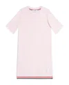 Thom Browne Stripe-detail T-shirt Dress In Pink