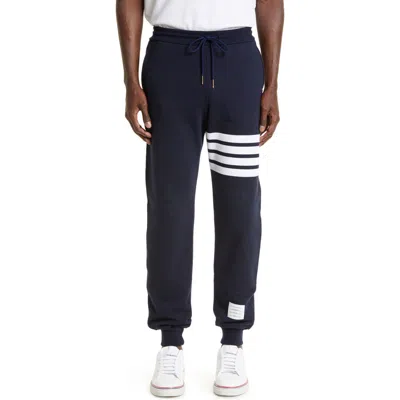 Thom Browne Stripe Jogger Pants In Blue