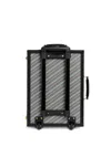 Thom Browne Stripe-pattern Luggage In Gray