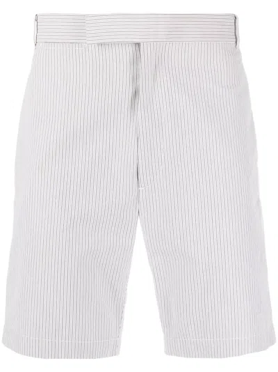 THOM BROWNE STRIPE-PATTERN TAILORED SHORTS