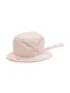 Thom Browne Stripe-print Bucket Hat In Pink