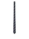 Thom Browne Stripe Tie In Brown
