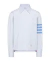 Thom Browne Striped Shirt In Blue