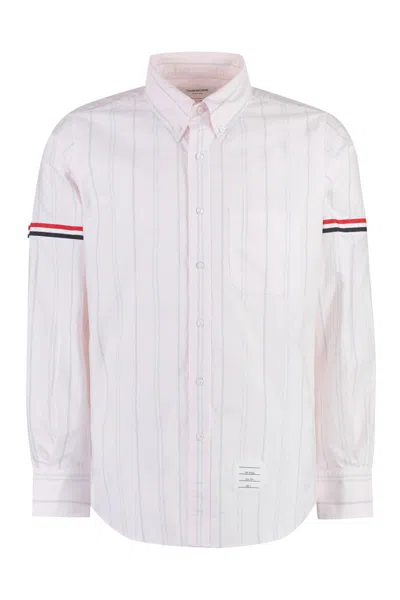 THOM BROWNE THOM BROWNE STRIPED COTTON SHIRT
