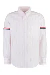 Thom Browne Vertical-stripe Pattern Cotton Shirt
