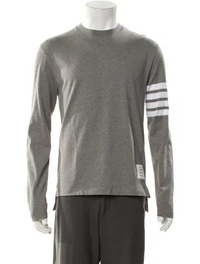 Pre-owned Thom Browne Striped Crew Neck T-shirt In Multi
