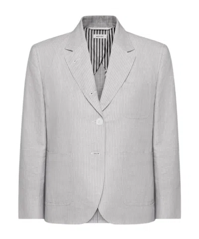 Thom Browne Striped Cropped Blazer