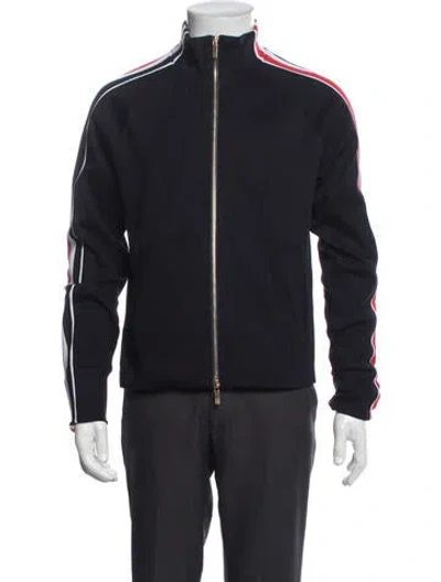 Pre-owned Thom Browne Striped Jacket In Black