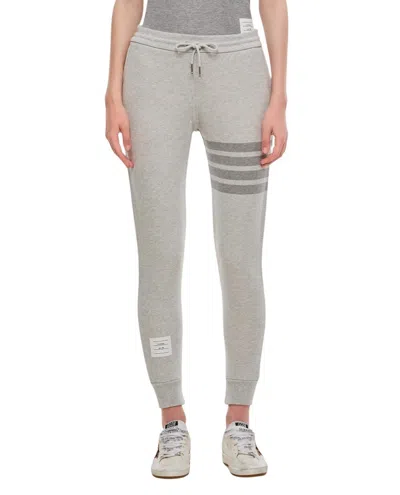 Thom Browne Striped Joggers In Gray
