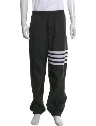 Pre-owned Thom Browne Striped Joggers W/ Tags In Black