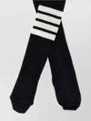 Thom Browne Striped Knee-high Ribbed Socks