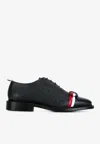Thom Browne Wholecut Lace-ups In Black