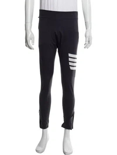 Pre-owned Thom Browne Striped Lounge Bottoms In Purple