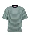 Thom Browne "striped Oversized Jersey T-shirt" In Multicolor